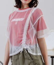 algy | シャーリングチュールトップス&Tセット(Tシャツ/カットソー)