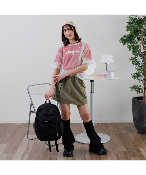 algy(アルジー)の「シャーリングチュールトップス&Tセット(Tシャツ/カットソー・キッズ・レッド/オフホワイト/ブラック・SMALL/MEDIUM/X-SMALL/XX-SMALL)」の17枚目の写真