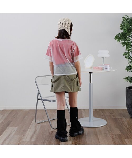 algy(アルジー)の「シャーリングチュールトップス&Tセット(Tシャツ/カットソー・キッズ・レッド/オフホワイト/ブラック・SMALL/MEDIUM/X-SMALL/XX-SMALL)」の16枚目の写真