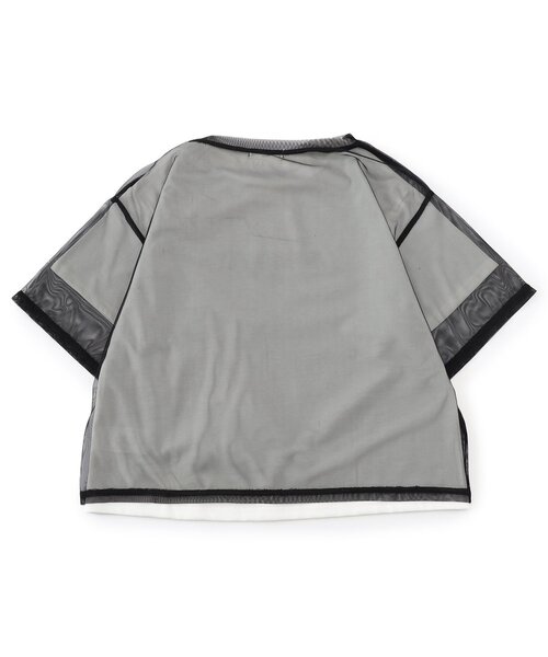 algy(アルジー)の「シャーリングチュールトップス&Tセット(Tシャツ/カットソー・キッズ・レッド/オフホワイト/ブラック・SMALL/MEDIUM/X-SMALL/XX-SMALL)」の8枚目の写真