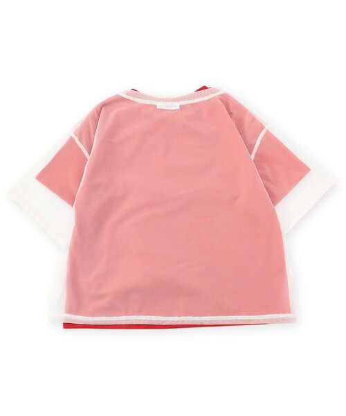 algy(アルジー)の「シャーリングチュールトップス&Tセット(Tシャツ/カットソー・キッズ・レッド/オフホワイト/ブラック・SMALL/MEDIUM/X-SMALL/XX-SMALL)」の7枚目の写真