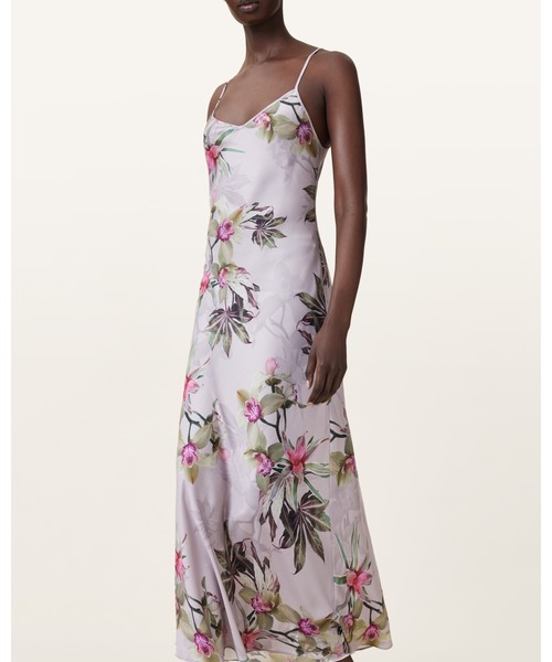 ALLSAINTS(オールセインツ)の「BRYONY DRESS | BRYONY ドレス・ワンピース(ワンピース・レディース・ピンク系その他・6/8/4/10)」の2枚目の写真