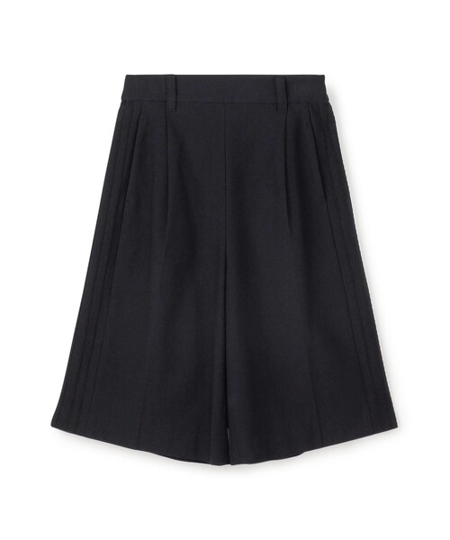 MACPHEE(マカフィー)の「コットンジョーゼット ハーフパンツ(その他パンツ・レディース・ベージュ/ネイビー・34/36)」の2枚目の写真