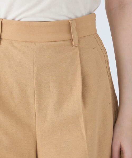 MACPHEE(マカフィー)の「コットンジョーゼット ハーフパンツ(その他パンツ・レディース・ベージュ/ネイビー・34/36)」の10枚目の写真