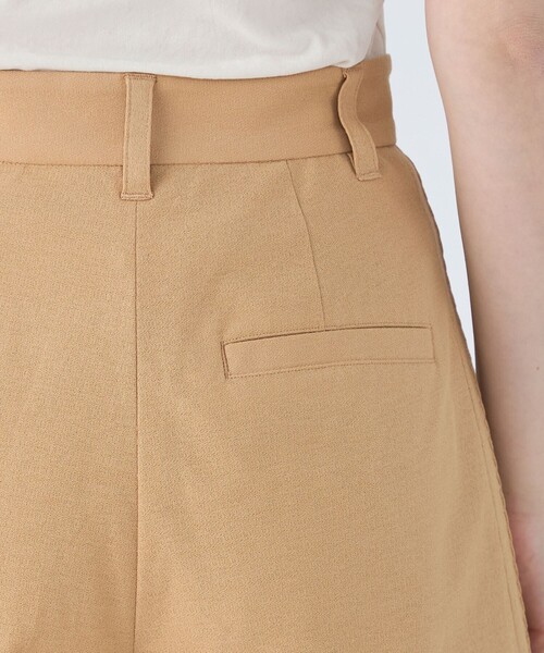 MACPHEE(マカフィー)の「コットンジョーゼット ハーフパンツ(その他パンツ・レディース・ベージュ/ネイビー・34/36)」の9枚目の写真