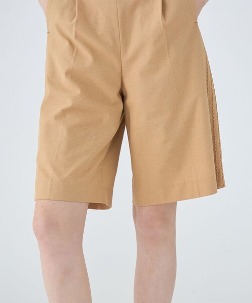 MACPHEE(マカフィー)の「コットンジョーゼット ハーフパンツ(その他パンツ・レディース・ベージュ/ネイビー・34/36)」の7枚目の写真