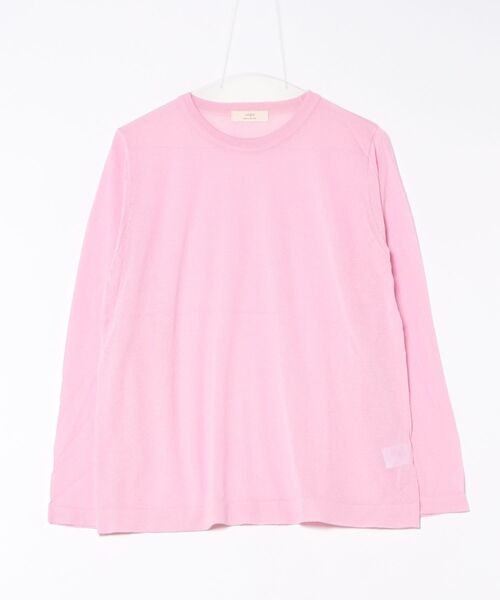 cepo（セポ）の「シアーニットカットソー（ニット/セーター・レディース・ホワイト/ピンク/キャメル/チャコール/イエロー/ラベンダー・M）」の17枚目の写真