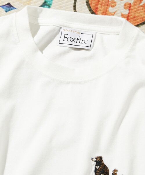 Foxfire(フォックスファイヤー)の「Foxfire/フォックスファイヤー 別注 刺繍ロゴ ショートスリーブTシャツ/パウダー加工(Tシャツ/カットソー・メンズ・レッド/ホワイト/ブラック・MEDIUM/LARGE)」の7枚目の写真