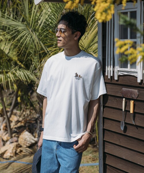 Foxfire(フォックスファイヤー)の「Foxfire/フォックスファイヤー 別注 刺繍ロゴ ショートスリーブTシャツ/パウダー加工(Tシャツ/カットソー・メンズ・レッド/ホワイト/ブラック・MEDIUM/LARGE)」の21枚目の写真