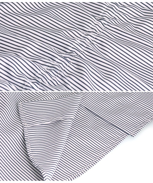 ANAP（アナップ）の「先染めストライプ フライヨークブラウス（シャツ/ブラウス・レディース・ネイビー/ブルー・FREE）」の18枚目の写真