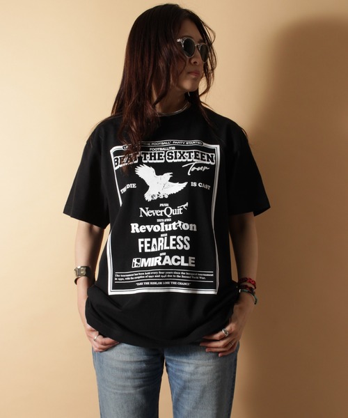 LIBERTY CITY（リバティシティ）の「【LIBERTY CITY/リバティーシティ】 [BEAT THE SIXTEEN TOUR] Tシャツ（Tシャツ/カットソー・メンズ・ホワイト/ブラック/ブルー・2/3/4）」の2枚目の写真