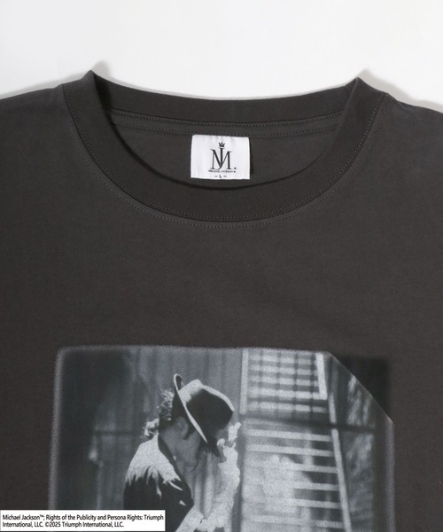 MARUKAWA(マルカワ)の「MICHAEL JACKSON/マイケルジャクソン フォトプリント 半袖Tシャツ レディース メンズ(Tシャツ/カットソー・メンズ・ブラック/チャコール/ブラック系その他/グレー系その他・LL/M/L)」の13枚目の写真