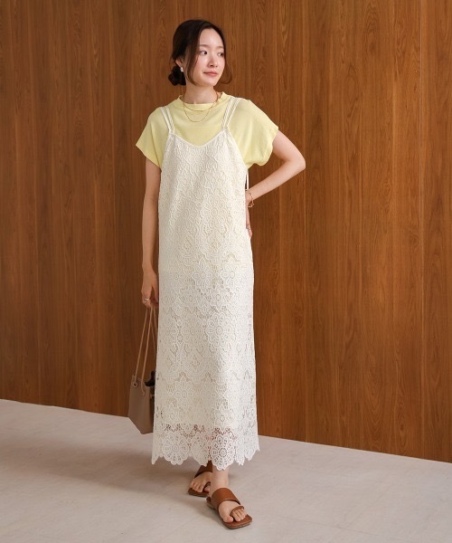Bab(バブ)の「【S・Mサイズ展開】レースバックリボンキャミワンピース(ワンピース・レディース・ホワイト系その他/モカ/ブラック・MEDIUM/SMALL)」の17枚目の写真