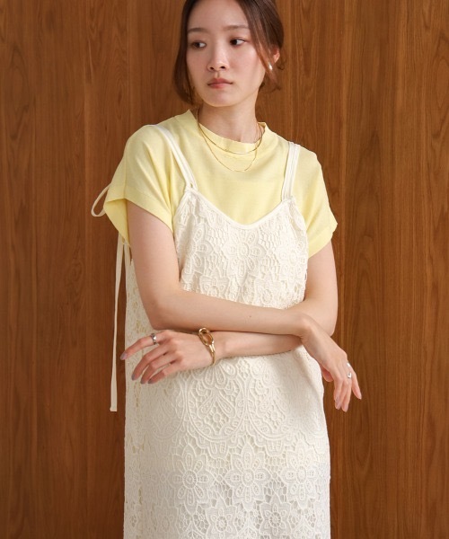 Bab(バブ)の「【S・Mサイズ展開】レースバックリボンキャミワンピース(ワンピース・レディース・ホワイト系その他/モカ/ブラック・MEDIUM/SMALL)」の18枚目の写真