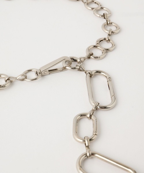 BEEDEN（ビーデン）の「CHAIN BELT（ベルト・レディース・シルバー・FREE）」の4枚目の写真