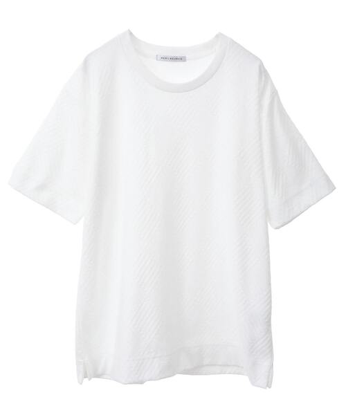 MEN'S MELROSE(メンズメルローズ)の「リンクスジャガードスタンダード半袖Tシャツ(Tシャツ/カットソー・メンズ・ホワイト/ライトグレー/ミント/ネイビー・2/4/3)」の22枚目の写真