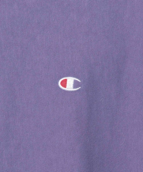 Champion（チャンピオン）の「【Champion(チャンピオン)】別注オーバーダイリバースウィーブTシャツ（Tシャツ/カットソー・メンズ・パープル/チャコール/オフホワイト・LARGE/MEDIUM）」の15枚目の写真