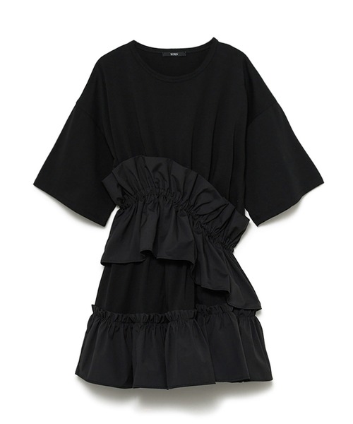 SORIN（ソリン ）の「Asynmentry Ruffled T-shirt（Tシャツ/カットソー