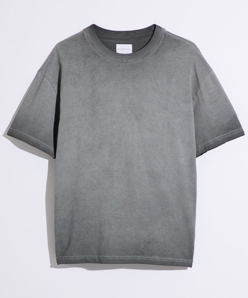 WEARSTAND（ウェアスタンド）の「【WEARSTAND/ウェアスタンド】Pigment T-Shirt  / ピグメント加工Tシャツ / セットアップ / ビンテージ風 / レギュラーフィット（Tシャツ/カットソー・メンズ・ブラック/カーキ/グレー・MEDIUM/LARGE/X-LARGE）」の10枚目の写真
