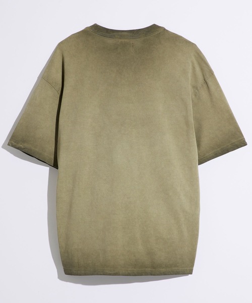 WEARSTAND（ウェアスタンド）の「【WEARSTAND/ウェアスタンド】Pigment T-Shirt  / ピグメント加工Tシャツ / セットアップ / ビンテージ風 / レギュラーフィット（Tシャツ/カットソー・メンズ・ブラック/カーキ/グレー・MEDIUM/LARGE/X-LARGE）」の13枚目の写真