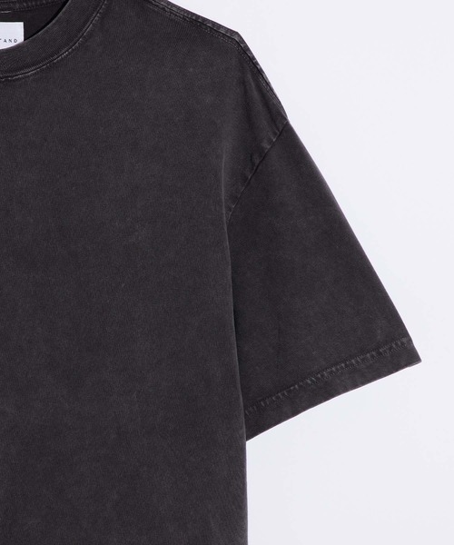 WEARSTAND（ウェアスタンド）の「【WEARSTAND/ウェアスタンド】Pigment T-Shirt  / ピグメント加工Tシャツ / セットアップ / ビンテージ風 / レギュラーフィット（Tシャツ/カットソー・メンズ・ブラック/カーキ/グレー・MEDIUM/LARGE/X-LARGE）」の7枚目の写真