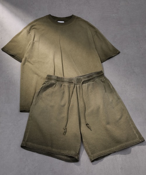 WEARSTAND（ウェアスタンド）の「【WEARSTAND/ウェアスタンド】Pigment T-Shirt  / ピグメント加工Tシャツ / セットアップ / ビンテージ風 / レギュラーフィット（Tシャツ/カットソー・メンズ・ブラック/カーキ/グレー・MEDIUM/LARGE/X-LARGE）」の16枚目の写真