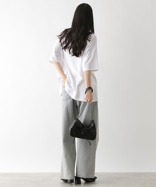 Heather(ヘザー)の「WEB限定 ヴィンテージプリントTEE 497424(Tシャツ/カットソー・レディース・オフホワイト/スミクロ/オートミール・FREE)」の10枚目の写真