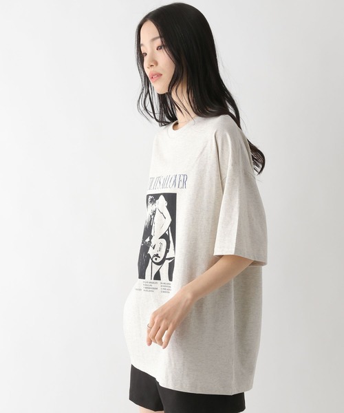 Heather(ヘザー)の「WEB限定 ヴィンテージプリントTEE 497424(Tシャツ/カットソー・レディース・オフホワイト/スミクロ/オートミール・FREE)」の13枚目の写真