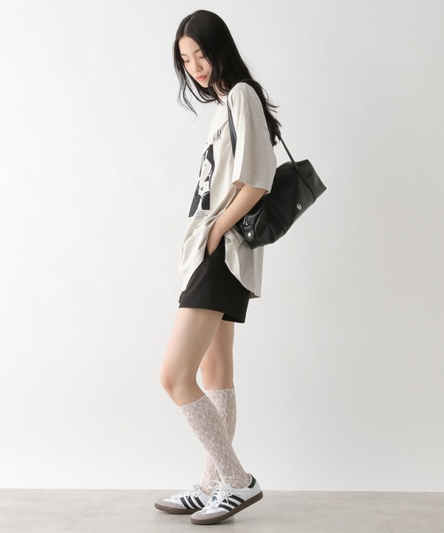 Heather(ヘザー)の「WEB限定 ヴィンテージプリントTEE 497424(Tシャツ/カットソー・レディース・オフホワイト/スミクロ/オートミール・FREE)」の17枚目の写真