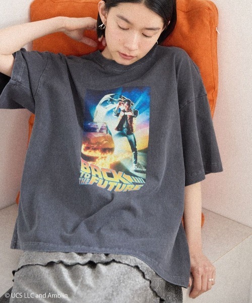 クッションタグAmerican ❤︎さん セール】【BACK TO THE FUTURE】ピグメントTシャツ（Tシャツ
