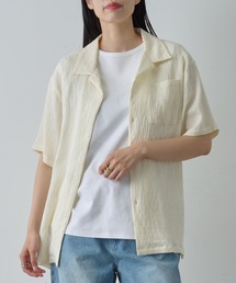 COLONY 2139 | 楊柳ジャガード半袖シャツ(シャツ/ブラウス)