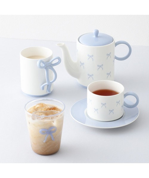 リボン マグ ブルー（食器）｜Francfranc（フランフラン）の