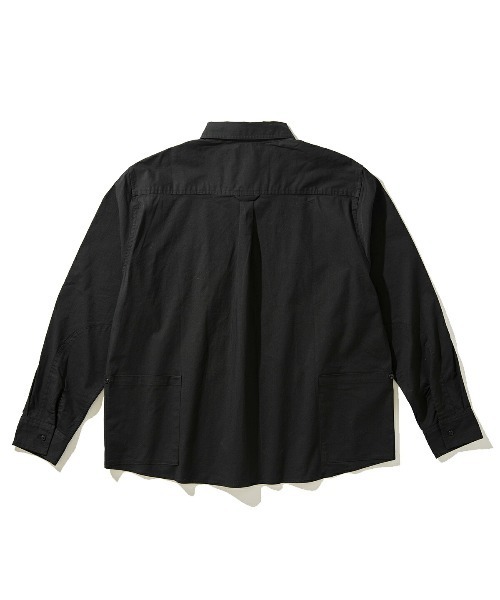 Kinetics(キネティクス)の「POLER STRECH MULTI POCKET L/S RELAX FIT SHIRT JKT (ポーラー ストレッチマルチポケットエルエスリラックスフィットシャツジャケット)(シャツ/ブラウス・メンズ・ブラック・X-LARGE/LARGE/MEDIUM)」の2枚目の写真