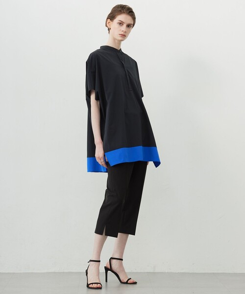 新品未使用　iCB　クロップドパンツ　ネイビー ICB - ICB クロップドパンツ ネイビーの通販 by ミッチー's shop