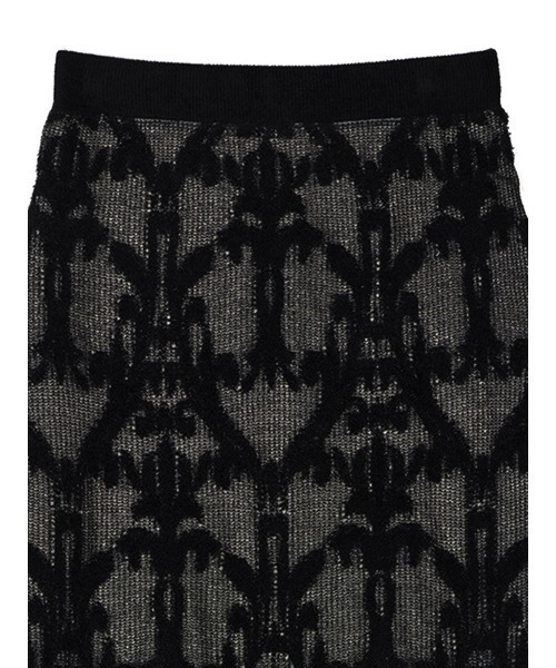 セール】DAMASK KNIT JACQUARD SKIRT（スカート）｜Ameri