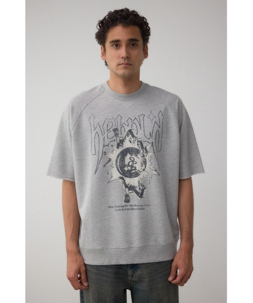 AZUL by moussy(アズールバイマウジー)の「カットオフスウェットTEE(Tシャツ/カットソー・メンズ・ライトブラック/クリアレッド/杢グレー・MEDIUM/LARGE)」の20枚目の写真