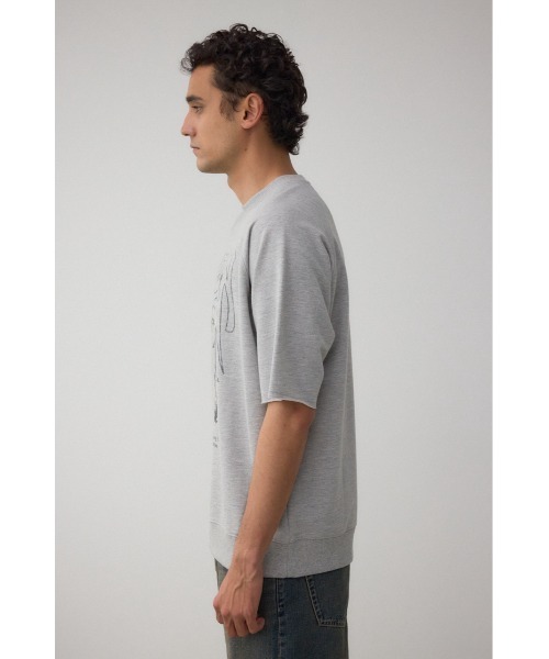AZUL by moussy(アズールバイマウジー)の「カットオフスウェットTEE(Tシャツ/カットソー・メンズ・ライトブラック/クリアレッド/杢グレー・MEDIUM/LARGE)」の19枚目の写真