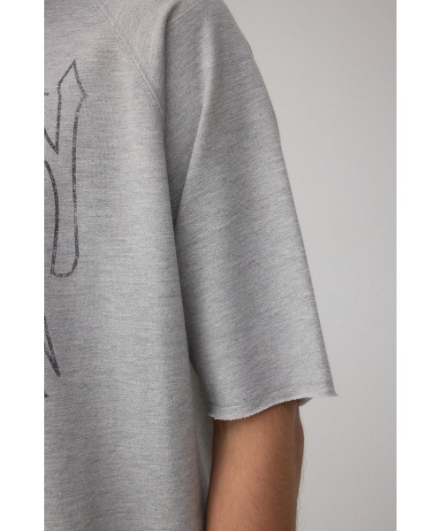 AZUL by moussy(アズールバイマウジー)の「カットオフスウェットTEE(Tシャツ/カットソー・メンズ・ライトブラック/クリアレッド/杢グレー・MEDIUM/LARGE)」の15枚目の写真