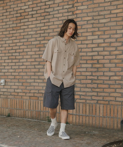 Carhartt(カーハート)の「Carhartt/カーハート Force Relaxed Fit Ripstop Cargo Work Short パンツ カーゴショーツ(カーゴパンツ・メンズ・チャコールグレー/ベージュ・30/32/34/36)」の16枚目の写真