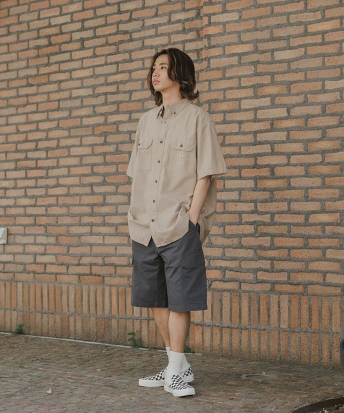 Carhartt(カーハート)の「Carhartt/カーハート Force Relaxed Fit Ripstop Cargo Work Short パンツ カーゴショーツ(カーゴパンツ・メンズ・チャコールグレー/ベージュ・30/32/34/36)」の20枚目の写真