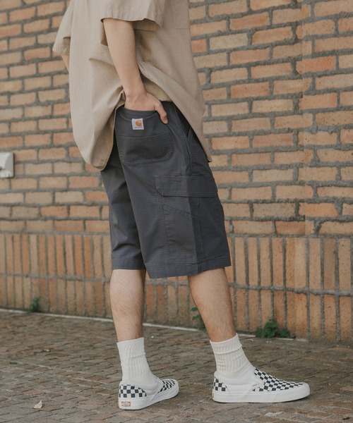 Carhartt ナイロン ショートパンツ ハーフ カーゴ ドローコード 1671908_22681404_k3.JPG