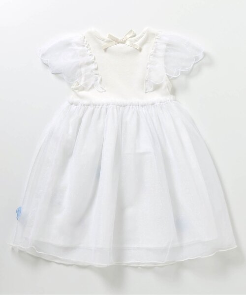 apres les cours（アプレレクール）の「【ジュニア対応】シェルモチーフチュールワンピース（ワンピース・キッズ・アイボリー/サックスブルー・80/90/100/110/120/130/140）」の14枚目の写真