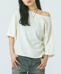 【WEB・一部店舗限定】COLOR NEP OFF-SHOULDER TOP