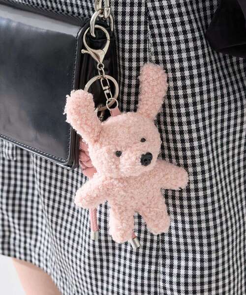 Fluffy Rabbit チャーム（キーホルダー）｜earth music&ecology