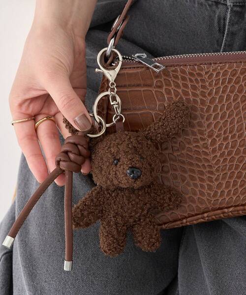 Fluffy Rabbit チャーム（キーホルダー）｜earth music&ecology