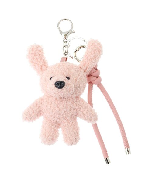 earth music&ecology（アースミュージックアンドエコロジー）の「Fluffy Rabbit チャーム（キーホルダー・レディース・ピンク/ブラウン・FREE）」の14枚目の写真
