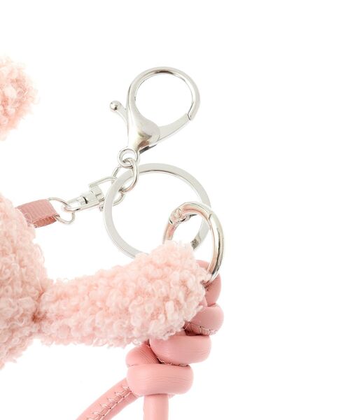 earth music&ecology（アースミュージックアンドエコロジー）の「Fluffy Rabbit チャーム（キーホルダー・レディース・ピンク/ブラウン・FREE）」の18枚目の写真