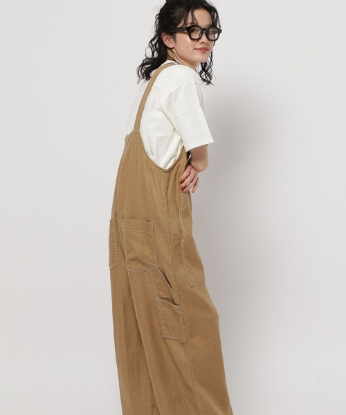 niko and（ニコアンド）の「FINEリネンツイルサロペット