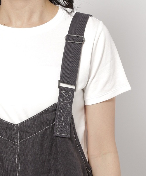 ニコアンド　FINE リネンツイルサロペット niko and ｜FINEリネンツイルサロペット | Rakuten Fashion