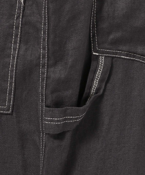 セール】FINEリネンツイルサロペット（サロペット